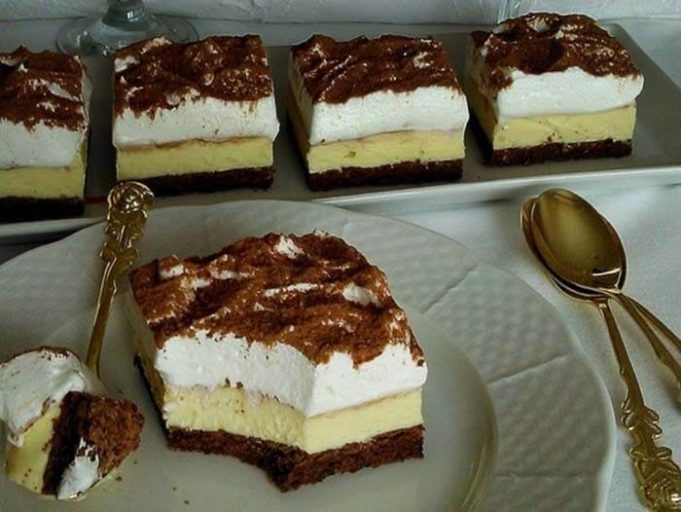 Připravila jsem rodině famózní krémové kostky se šlehačkou