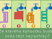 „Ze kterého kohoutku bude podle Vás téct voda nejrychleji?“ – Podívejte se na výsledky