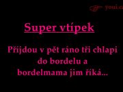 Vtip pro dnešní den:Tři chlapi v bordelu