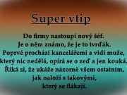 Vtip: Do firmy nastoupí nový šéf
