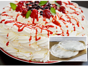 Zaručeně nejlepší Pavlova dorta- nebude se drolit ani lámat: To těsto je takové výborné a jemné, že netřeba ani složité krémy!