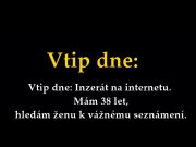 VTIP DNE: INZERÁT NA INTERNETU