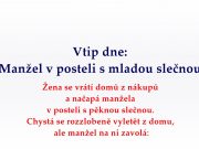 Vtip dne: Manžel v posteli s mladou slečnou