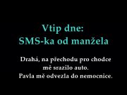 Vtip dne: SMS-ka od manžela