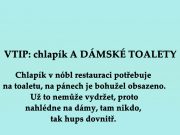 VTIP: chlapík A DÁMSKÉ TOALETY