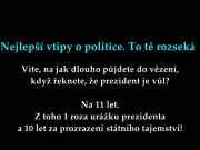 Nejlepší vtipy o politice. To tě rozseká