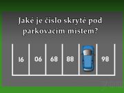 Zajímavý a neobvyklý úkol pro logiku a pozornost. Jaké je číslo skryté pod parkovacím místem?